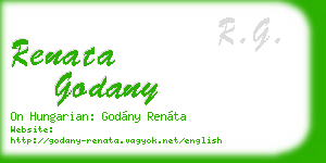 renata godany business card